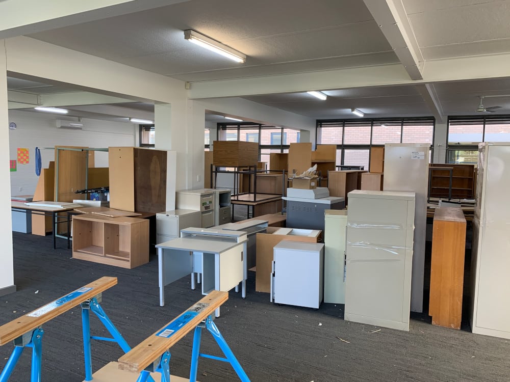 office rubbish removal bayside melbourne before