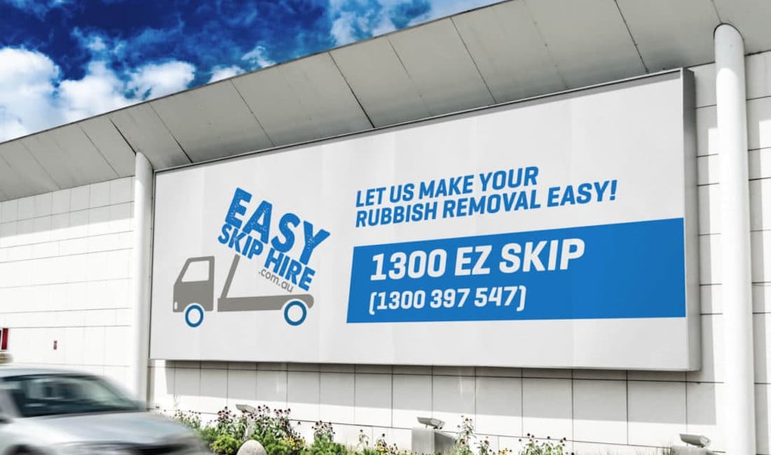 easy skip hire billboard