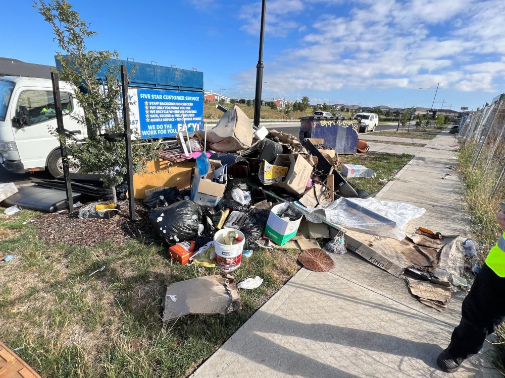 illegal dumping caroline springs