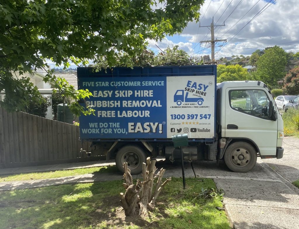 green waste truck