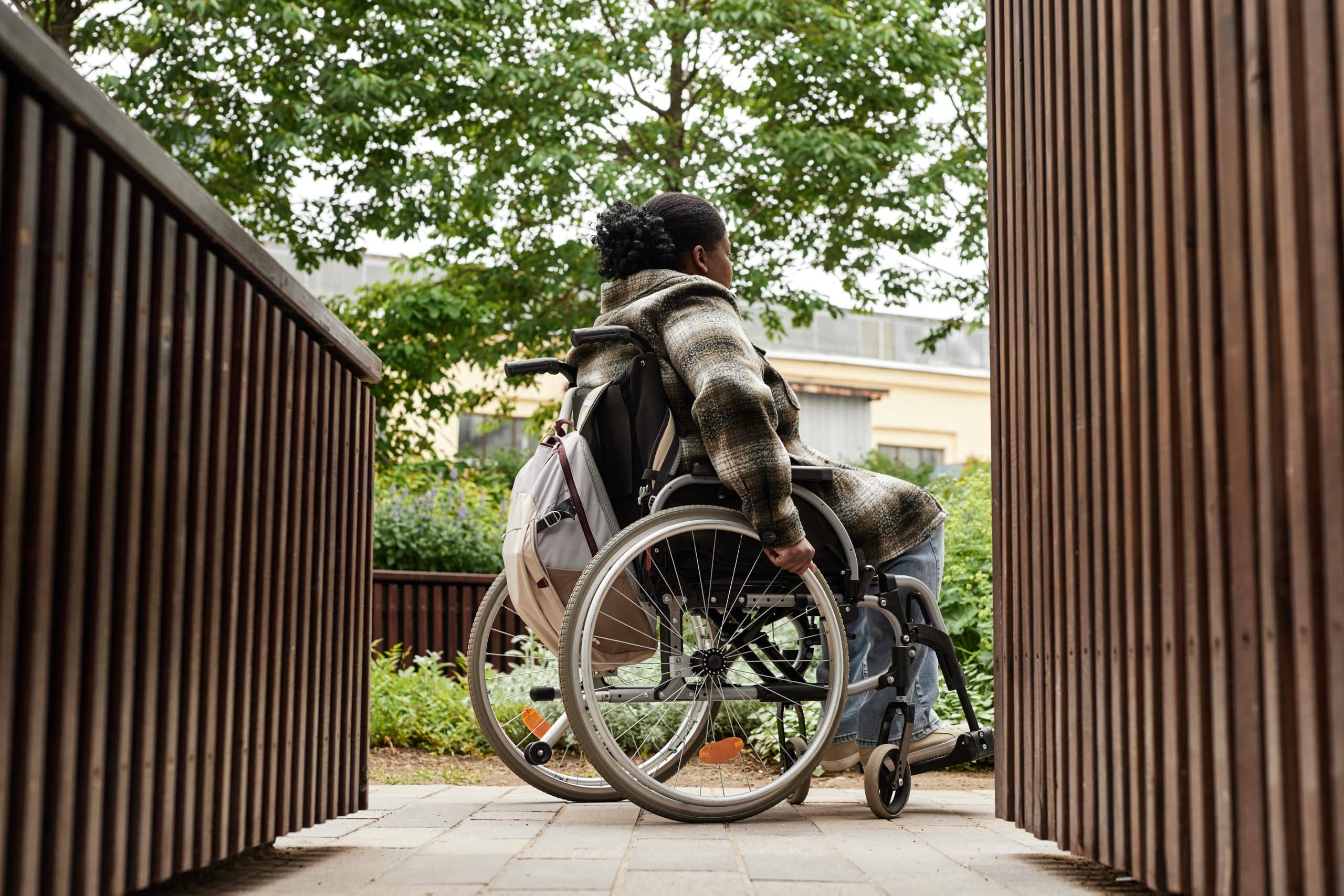 Woman in Wheelchair