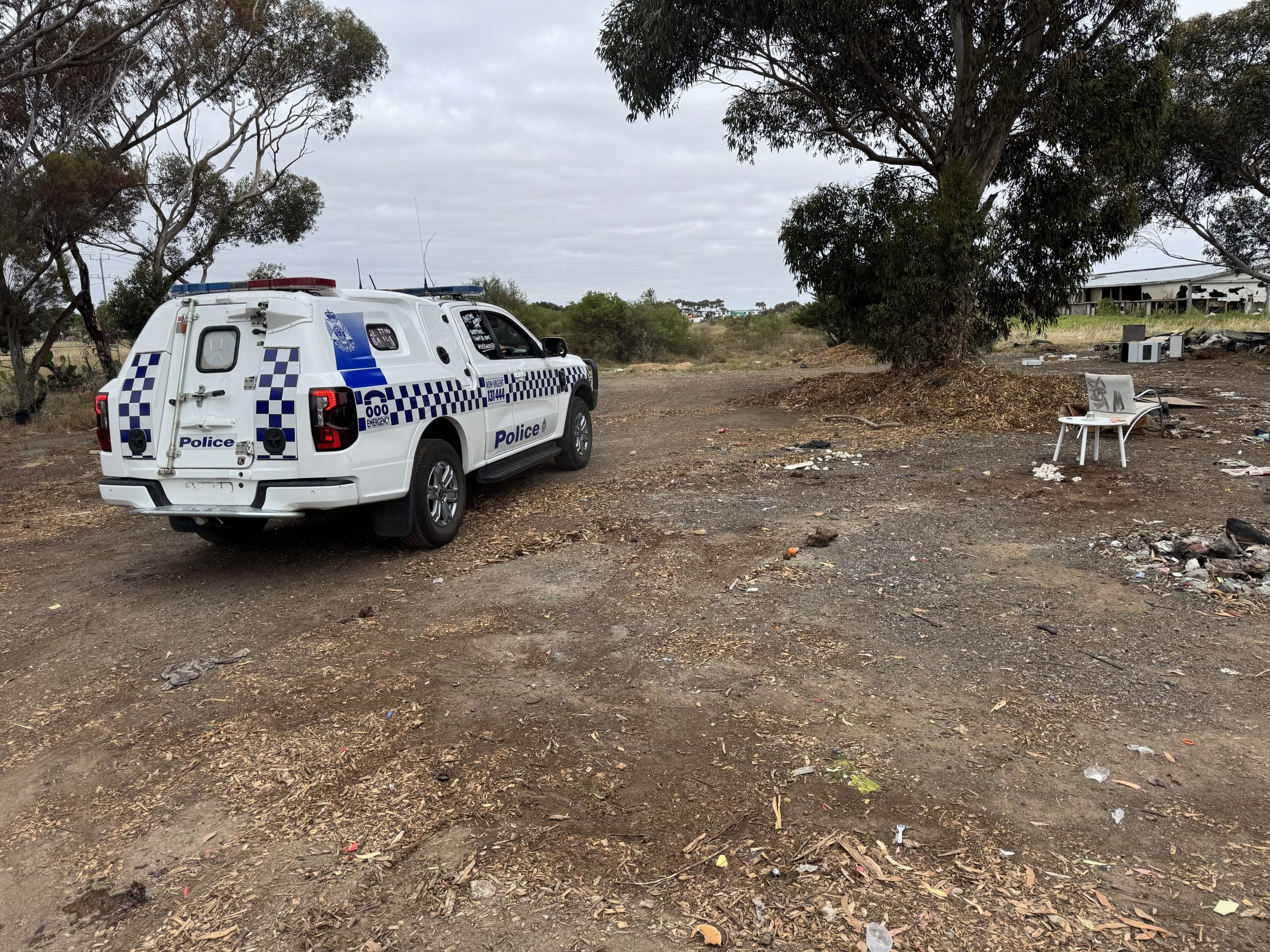 Derrimut Road Block Clearance_Cop Car