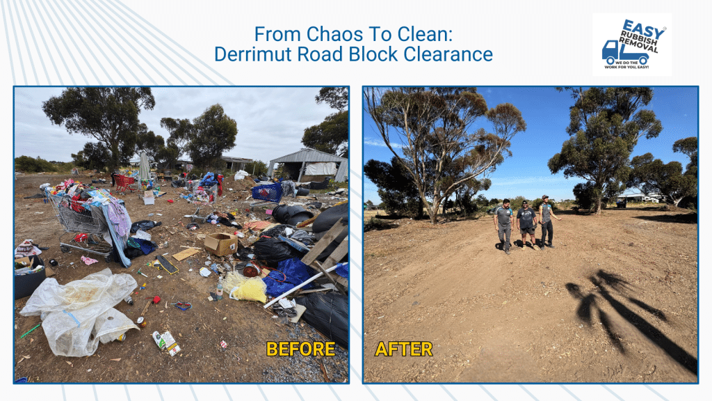 Easy Rubbish Removal Block Clearance Before & After