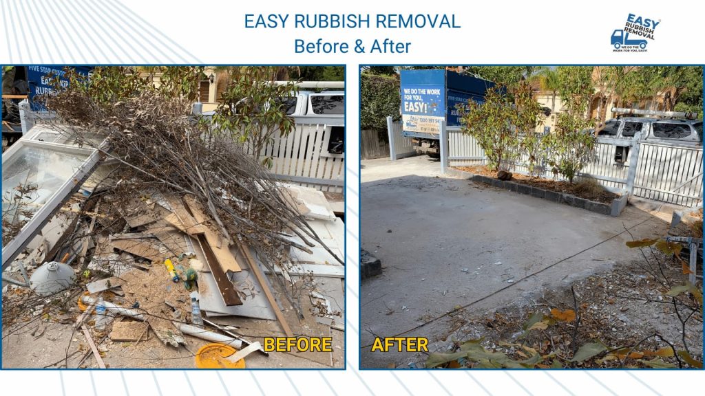 Easy Rubbish Removal B&A Front Yard