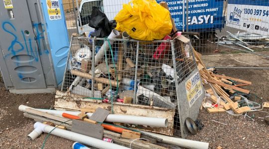 builders rubbish removal before